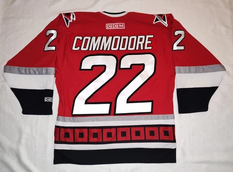 CCM Mike Commodore 2006 Carolina Hurricanes Stanly Cup Champions Hockey Jersey M Cover