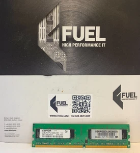 Elpida 2GB DDR2 ram memory module PC2-5300 - EBE21UE8ACWA-6E-E - Picture 1 of 3