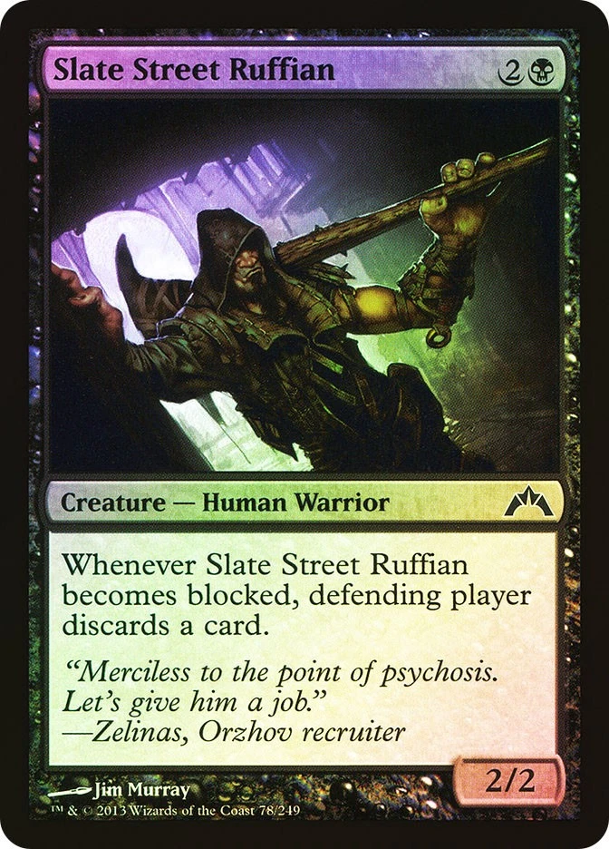 MTG FOIL Slate Street Ruffian  - Gatecrash #078 - Image 1 of 1