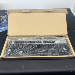 Hewlett Packard USB Wired Keyboard - Black/Silver - 434821-002 RC465AAABA - Picture 1 of 3