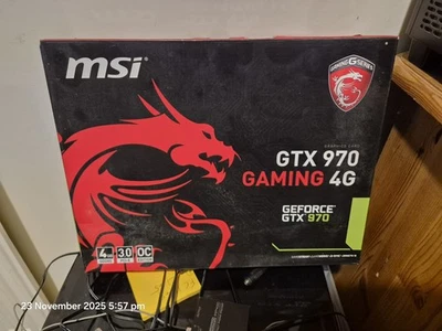 MSI GTX 970 Gaming 4G Graphics Card NVIDIA - Image 1 of 4