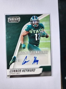 2022 Panini Threads Connor Heyward Rookie RC Autograph #TH-CNR Steelers - Picture 1 of 3