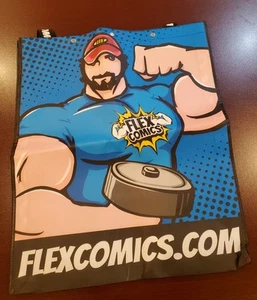 Enorme Flex Comics Tote Bag Trasporto Eco Bag Zaino Borsa Palestra Body Building - Foto 1 di 2