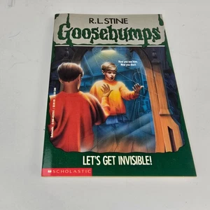Goosebumps Let's Get Invisible! True 1st Print Edition Excellent R. L. Stine - Picture 1 of 15