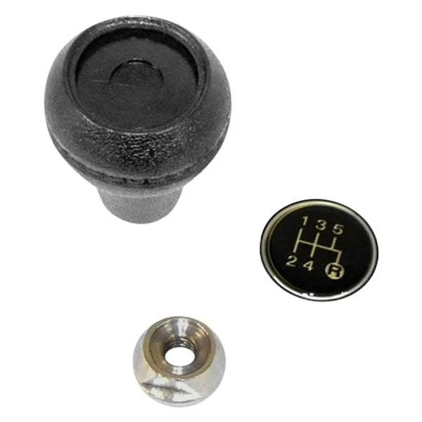 For Jeep Cherokee 1982-1985 Crown Manual 5-Speed Pattern Black Shift Knob Kit - Image 1 of 1
