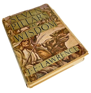Seven Pillars of Wisdom T E Lawrence 1938 De Luxe Edition fair, hc, dj - Imagen 1 de 17