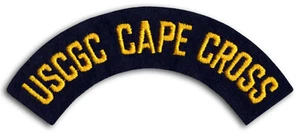US Coast Guard Cutter USCGC Cape Cross WPB-95321 tappo toppa ferro su supporto - Foto 1 di 1