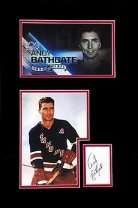 Andy Bathgate New York Ranger Original Autograph - Picture 1 of 3