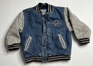 Vintage Canyon River Blues Denim Jacket with Quilted Sleeves - Size 4T - EUC - Picture 1 of 6