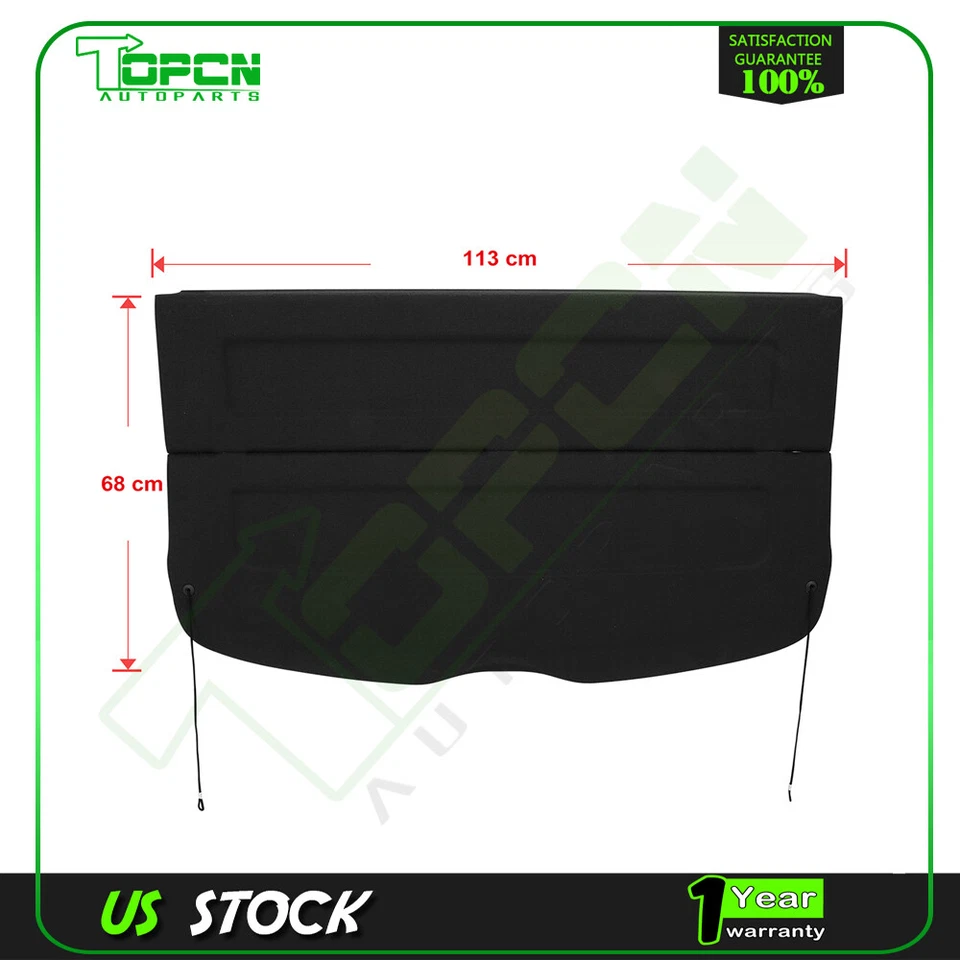 For 2009-2015 2016 2017 Audi Q5 Sport 2.0L 3.0L Rear Security Trunk Cargo Cover Foto 1 de 4