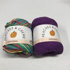 Peaches and Creme Yarn 2oz 95Yards 100% Cotton Great for Pot Holders Bin 18