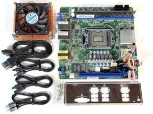 ASRock Rack E3C246D2I C246 LGA1151 DDR4 mini-ITX Intel I/O shield pour serveur - Photo 1/3