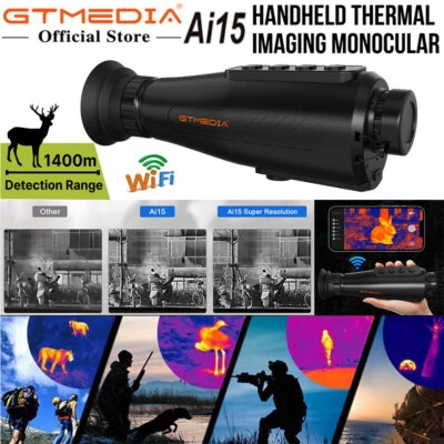 Thermal Imaging Monocular Handheld IR Night Vision AI 384*288 Thermal Hunting AU - Image 1 of 4