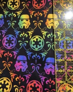 Star Wars Rainbow Storm Trooper Inspo Tumbler Cut Stoff 100% Baumwolle gewebt 9x14 - Bild 1 von 1