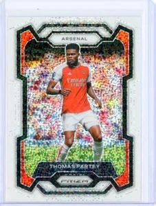 2023-24 Panini Premier League Prizm EPL THOMAS PARTEY Arsenal White Sparkle SSP - Picture 1 of 2