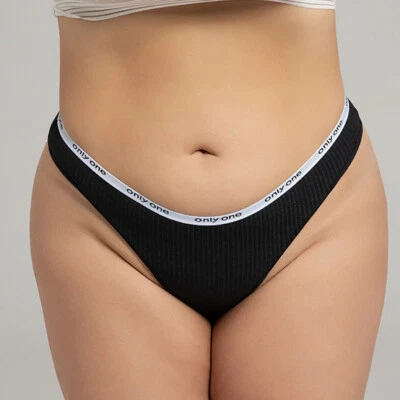 Paquete de 3 bragas sexy talla grande para mujer tanga pierna alta cuerda G lencería calzoncillos Foto 1 de 4