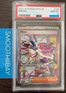 Miriam Mimi Trainer PSA 10 SV1V 105/078 SAR Full Art Rare Gem Mint - Picture 1 of 2