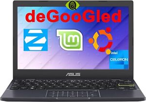 Degoogled ASUS Vivobook Laptop L210 11.6" 4GB RAM 128GB Linux Disable Webcam Mic