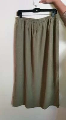 Falda Larga Jones New York Sport Vintage Nueva - Marrón - Talla L Años 80 - Elegante Foto 1 de 3