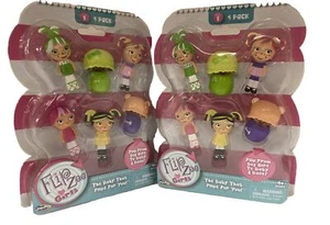 Lot Of 2 Flip Zee Girls To Baby 4 Pack Series 1 Jay At Play 2016 - Picture 1 of 3