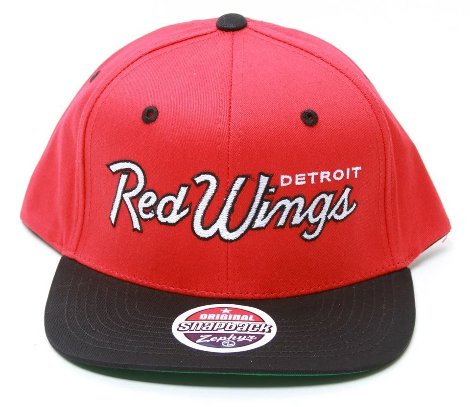 Zephyr NHL Detroit Red Wings Script Snapback Hat - Image 1 of 1