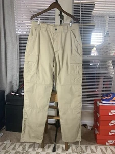 Men's 5.11 Tactical Series Pants Size 38x34 Khaki Tan Straight Cargo SKU #505 - Picture 1 of 10
