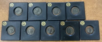 9 Ancient Roman bronze coins  253- 378AD VG-XF - Image 1 of 4