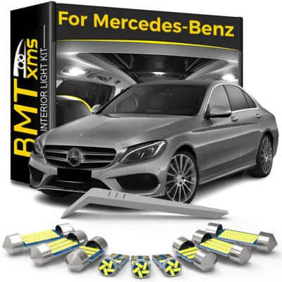LED Interior Light Bulbs For Mercedes Benz A B C E S M G SL GL class W204 W164 Foto 1 de 4
