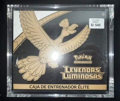 Pokemon Shining Legends ETB Sealed box *SPANISH* Leyendas Luminosas Acrylic Case - Image 1 of 4