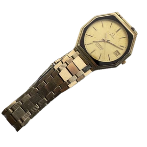 Reloj Pulsera Omega Constellation Vintage Cronómetro Octágono Hombre Cuarzo 10k GF - Imagen 1 de 3