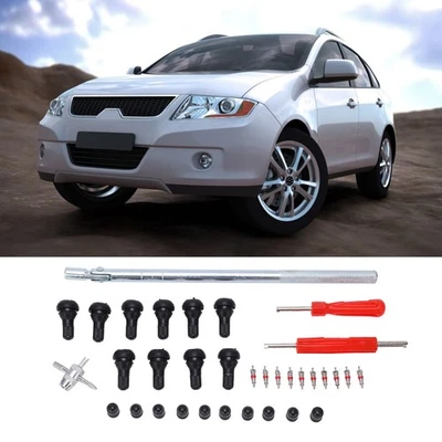34PCS Valve Stem Puller Tool Valve Core Remover Tire Repair Installer For RV - Image 1 of 4