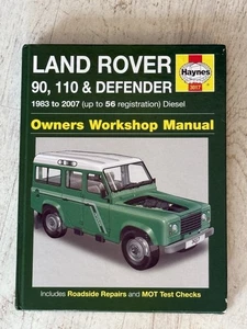 Haynes Manual 3017 - Land Rover 90, 110 & Defender, 1983 to 2007, diesel - Picture 1 of 10