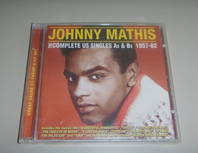 NEW JOHNNY MATHIS COMPLETE US SINGLES  A's & B's 1957-62 CD GREATEST HITS - Image 1 of 2