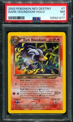 PSA 7 Dark Houndoom 7/105 Neo Destiny Holo Pokemon Card - Image 1 of 2