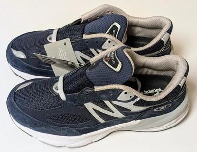NEW BALANCE 990v6 Women US 9.5 2E Extra Wide Navy Shoes W990NV6 USA Made Suede - Image 1 of 4