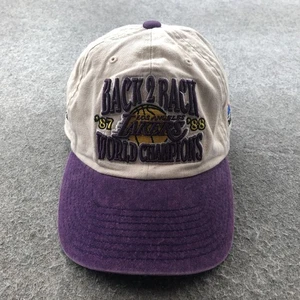 Los Angeles Lakers Mütze Kappe Riemen hinten Herren lila hellbraun NBA Basketball 1988 Finale - Bild 1 von 8