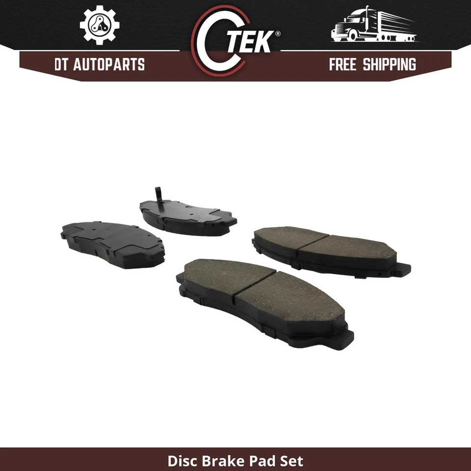 Para Honda Pilot 2009-2022 | Pastillas de freno de disco delanteras centradas | Cerámica Foto 1 de 4