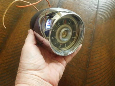 1957 1958 Chrysler Motochron Clock New Yorker Saratoga Windsor 300C 300D - Image 1 of 4