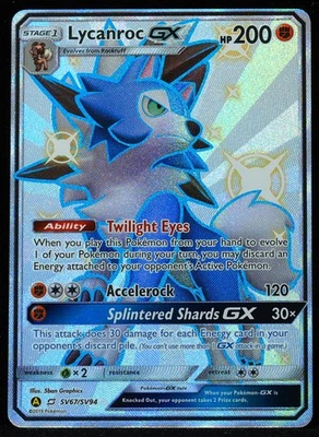 Lycanroc GX #SV67 NM-M Pokemon Card - Image 1 of 3