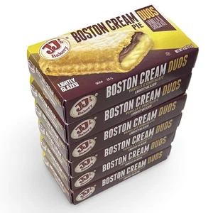 JJ's Bakery Boston Cream Glazed Snack Pies 4oz, Pack of 6 - Picture 1 of 5