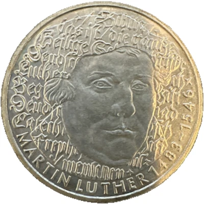 1983-G 5 Mark 500th Anniversary - Birth of Martin Luther - Image 1 of 2