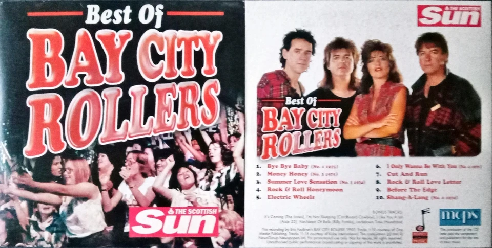 Bay City Rollers ‎– Best Of Bay City Rollers CD The Scottish Sun Promo Hits - Image 1 of 1
