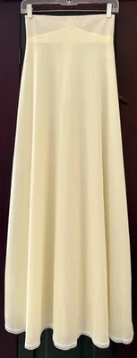 Medio Slip Formal Amarillo Pálido SYDNEY BUSH con Cremallera, Talla 10 (Mediano) Foto 1 de 4