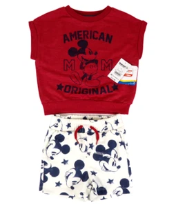 Conjunto Top y Shorts Mickey Mouse American Original Talla 2T - Imagen 1 de 5