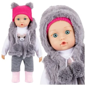 Kinderplay Poupée Bébé Poupee Qui Parle Mama Papa Modele KP4840 Taille 35 cm ... - Photo 1/9