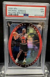 1996 SPx Michael Jordan Record Breaker #R1 PSA 7 - Bild 1 von 2