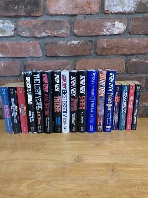 17 Star Trek BOOKS 10 HC + 7 PB Original Series SPOCKS WORLD VULCAN PROBE 1st Pr - Image 1 of 4