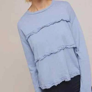 NWT Sundry Ruffled Tiered Long Sleeve Shirt Sz 0 - Picture 1 of 5
