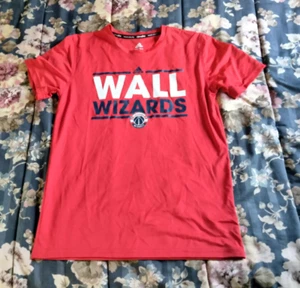 Washington Wizards John Wall adidas Youth Large (14/16) Red Climalite Tee Shirt - Picture 1 of 9