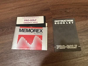 Pro Golf Commodore 64/128 5.25” Floppy With Manual JL - Picture 1 of 2